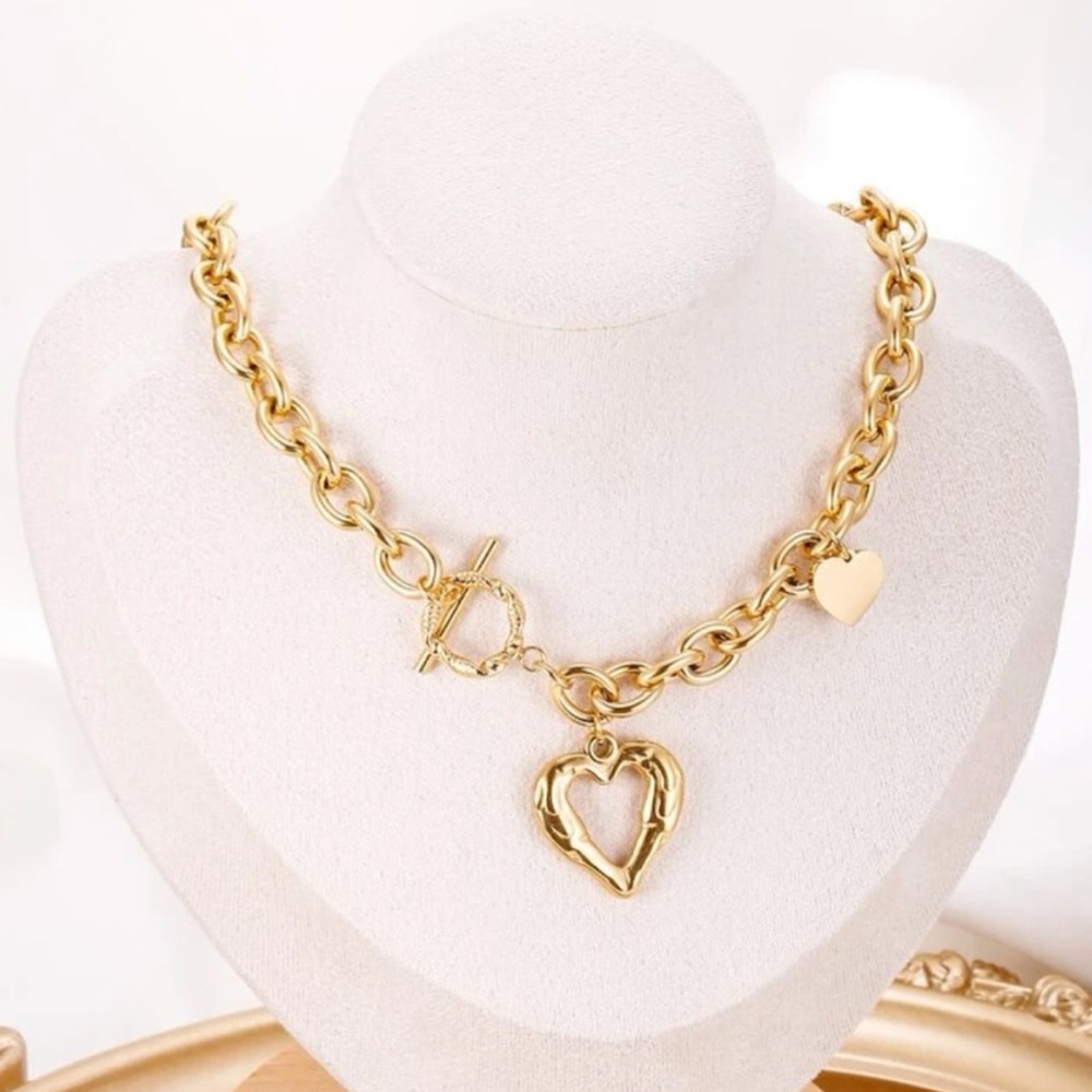 Gold Heart Necklace